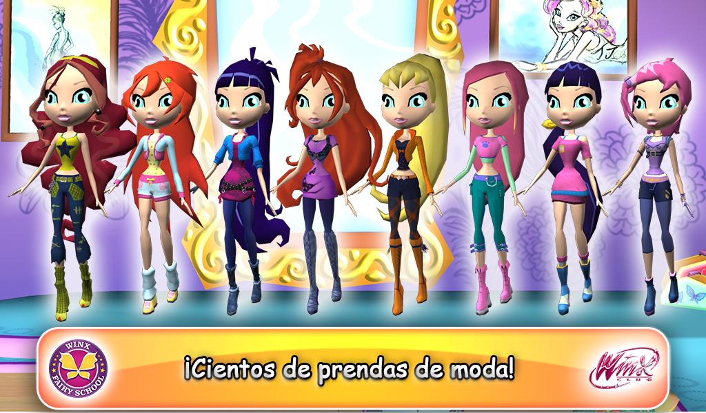 Android application Winx Fairy School Lite screenshort