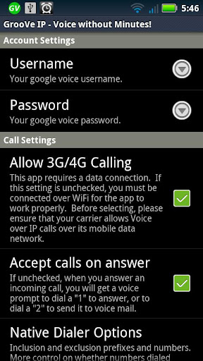 GrooVe IP - Google Voice VoIP 1.2.13 APK