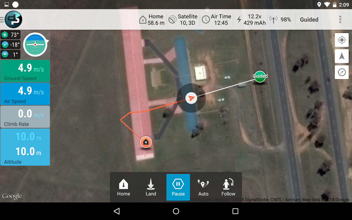   DroidPlanner 2 – Capture d'écran 