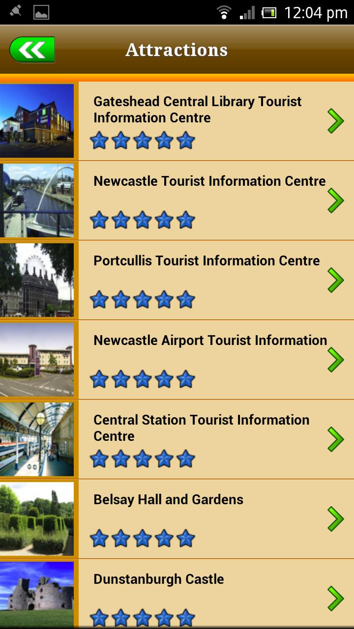 Newcastle Offline Map Guide Screen 3