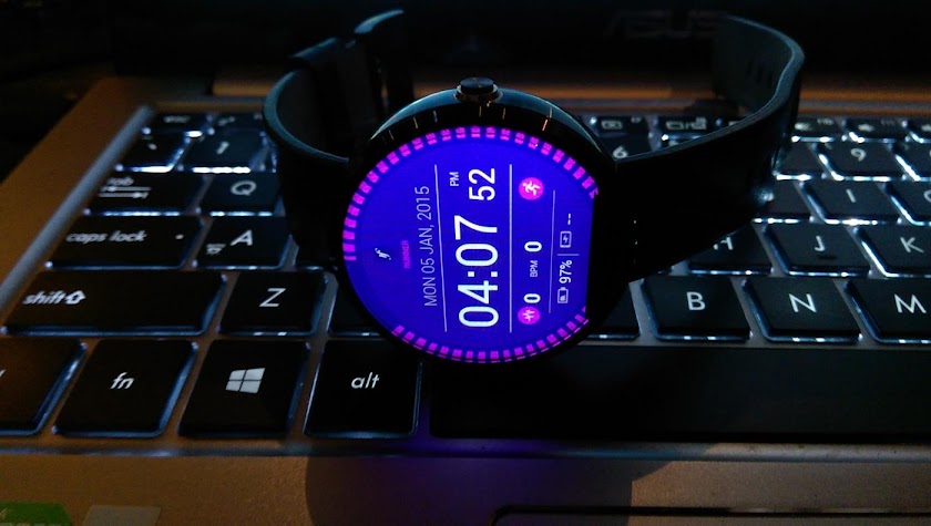 Colored Watch Face Screen 2