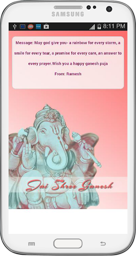 Ganesh Chaturthi Greeting Card