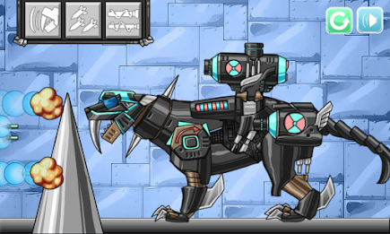 Dino Robot - Smilodon Black poster 4