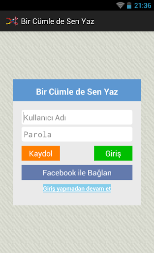 Bir Cümle de Sen Yaz