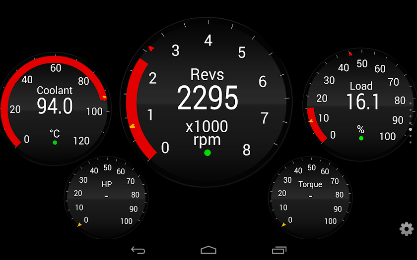 IGNITION TORQUE THEME OBD 2 II Screen 3