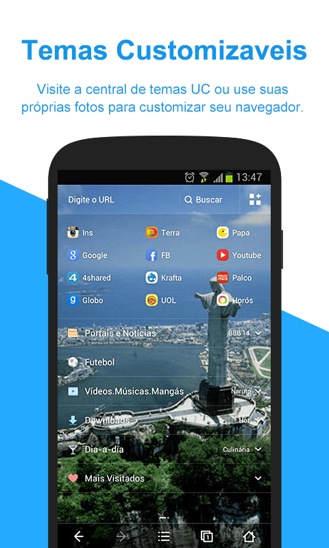 Navegador UC Browser - screenshot