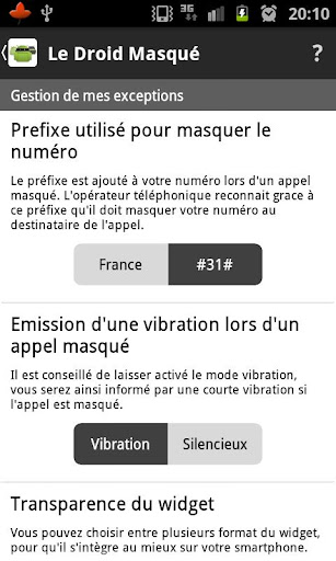 【免費工具App】Le Droid Masqué -Appel anonyme-APP點子