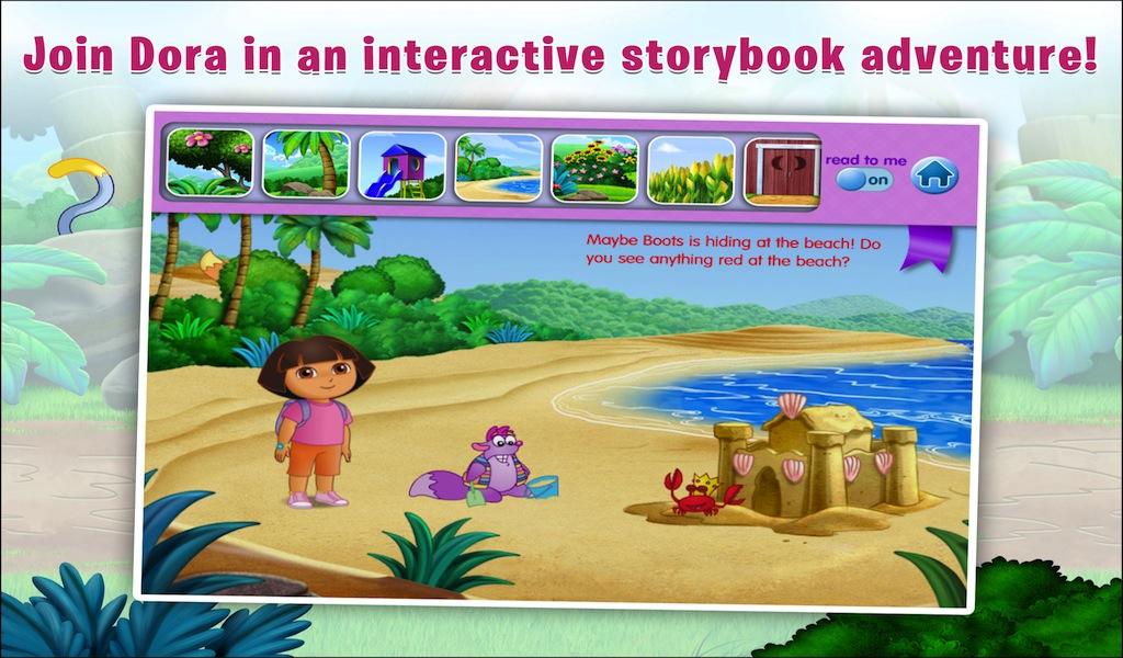 Android application Dora the Explorer: Find Boots! screenshort