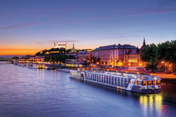 Experience an evening in the charming old town of Bratislava while on a European river cruise aboard AmaLyra.