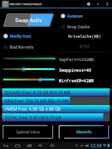Screenshot ROEHSOFT RAM Expander (SWAP) v3.10