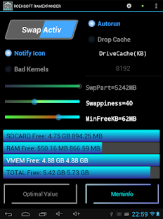 Pro Apps: ROEHSOFT RAM Expander (SWAP) 3.18 Android APK [Full] Latest Version Free Download With Fast Direct Link For Samsung, Sony, LG, Motorola, Xperia, Galaxy.