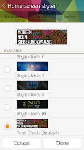 Gearfit TextClock Deutsch Screenshots 3