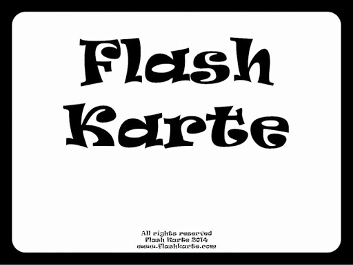 Flash Karte Kids Flash Cards