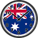 Australia Flag Analog Clock