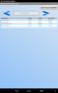 Informes Control de Horas NFC Screenshots 1