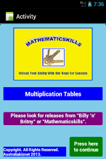 How to mod Multiplication Tables Free 6 unlimited apk for laptop