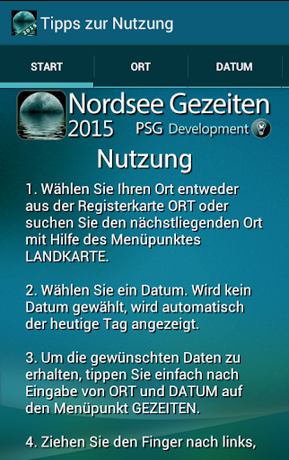 Nordsee Gezeiten 2015