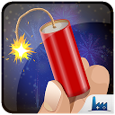 Firecrackers explosion bombs mobile app icon