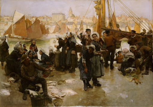 The Departure of the Fishing Fleet, Boulogne