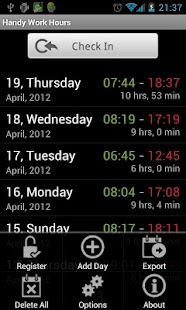 How to mod Handy Work Hours (full) lastet apk for android