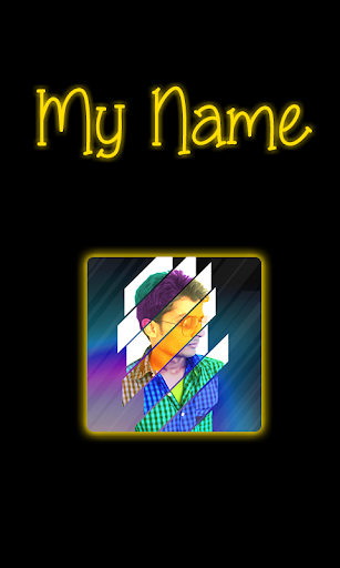 My Photo Name Neon