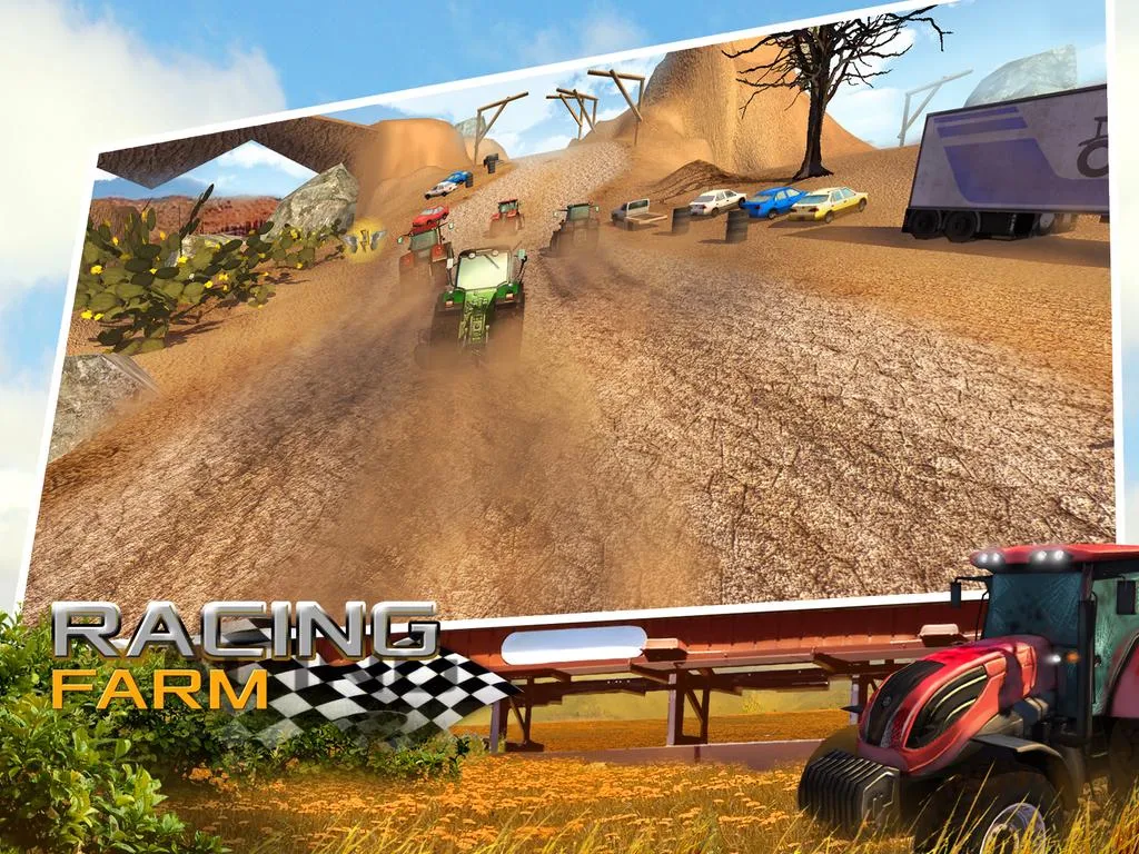 Crazy Farm Racing 3D Premium - screenshot