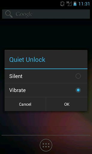 Quiet Unlock