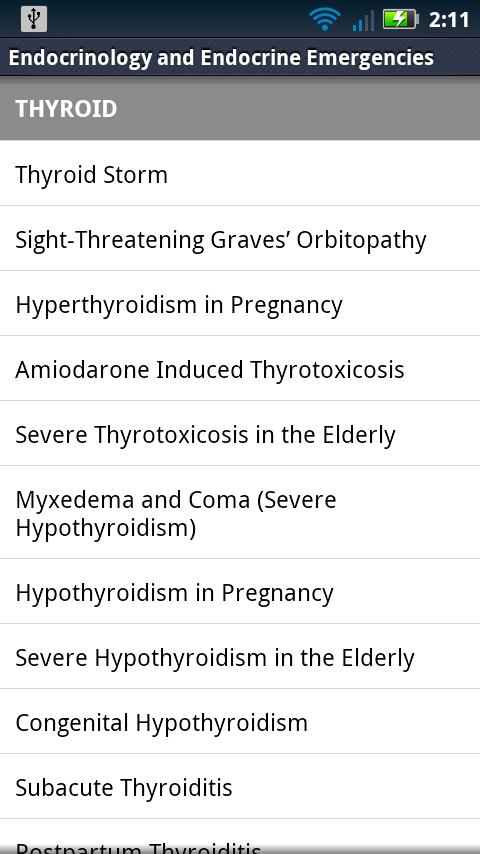 Endocrinology &amp; Endo Emergency Screen 3
