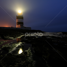 Hope at night. by Jozef Svintek - Landscapes Waterscapes