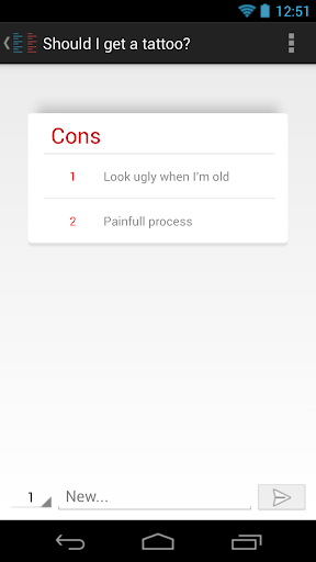 【免費生產應用App】Pros And Cons-APP點子