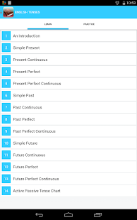 English Tenses - screenshot thumbnail