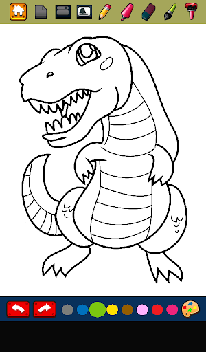 Dinosaurs Coloring Game