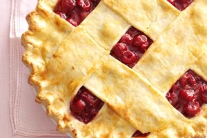 Tart Cherry Lattice Pie