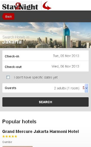 Jakarta Hotel finder