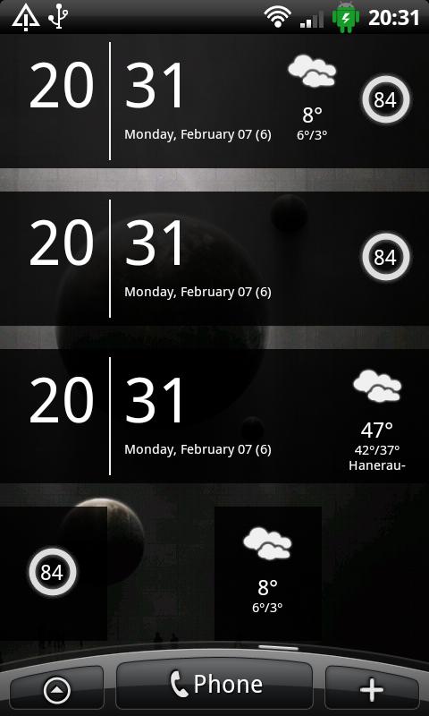 SiMi Clock Widget Android
