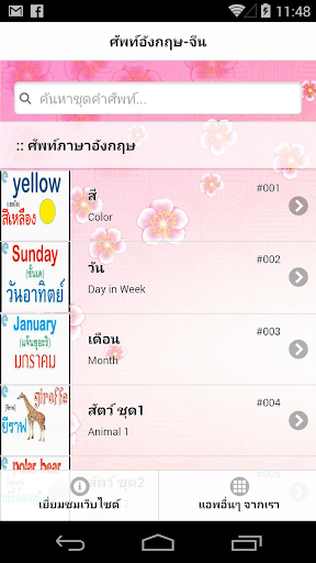 ภาษาอังกฤษ ภาษาจีน รอบตัว