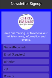 Christ Embassy Texas poster 2