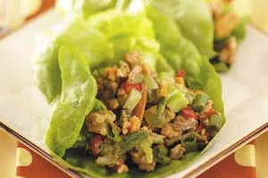 Asian Turkey Lettuce Wraps