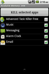   Advanced Task Killer- screenshot thumbnail   