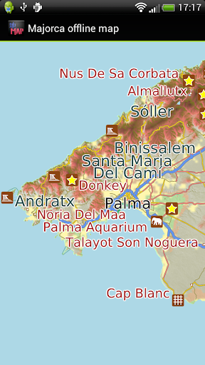 Majorca offline map