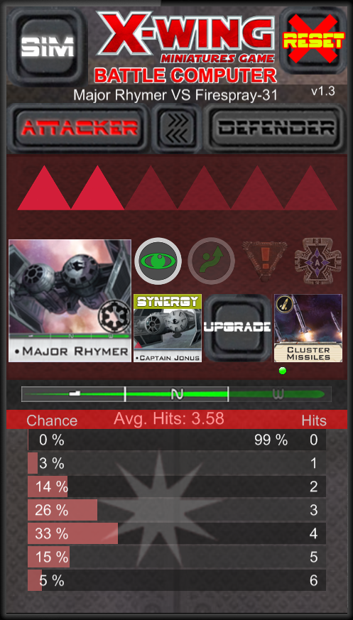 X-Wing Battle Computer Pro Screen 2