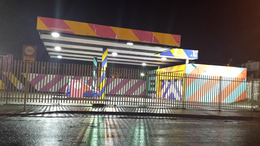 Coloured Gas Station