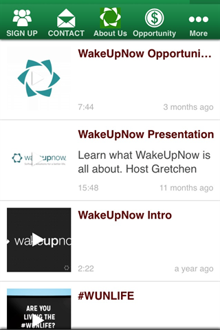 WAKE UP NOW APP