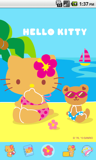 【免費個人化App】Hello Kitty Love Bikini Theme-APP點子