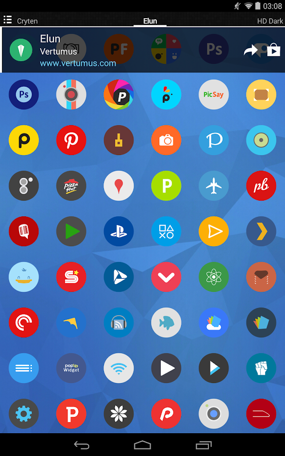 Elun - Icon Pack - screenshot