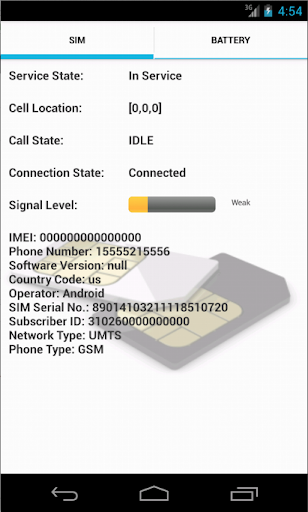 SIM Phone Detailz