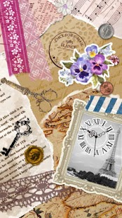 Girly collage-1-Live Wallpaper Screenshots 5