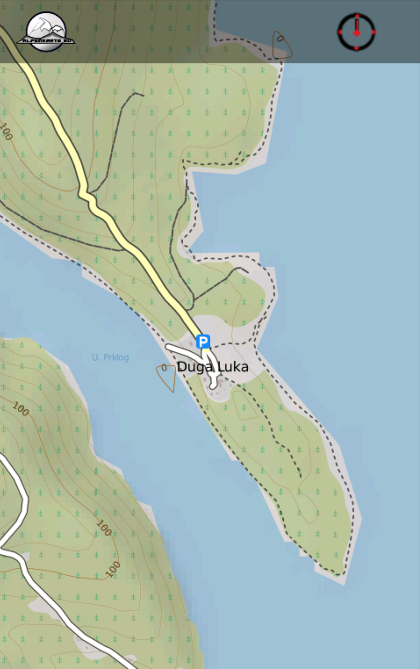 ISTRIA hiking map Screen 3