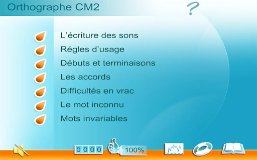 Orthographe CM2