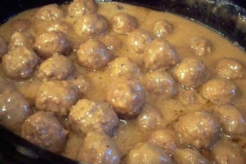 French Onion Meatballs
